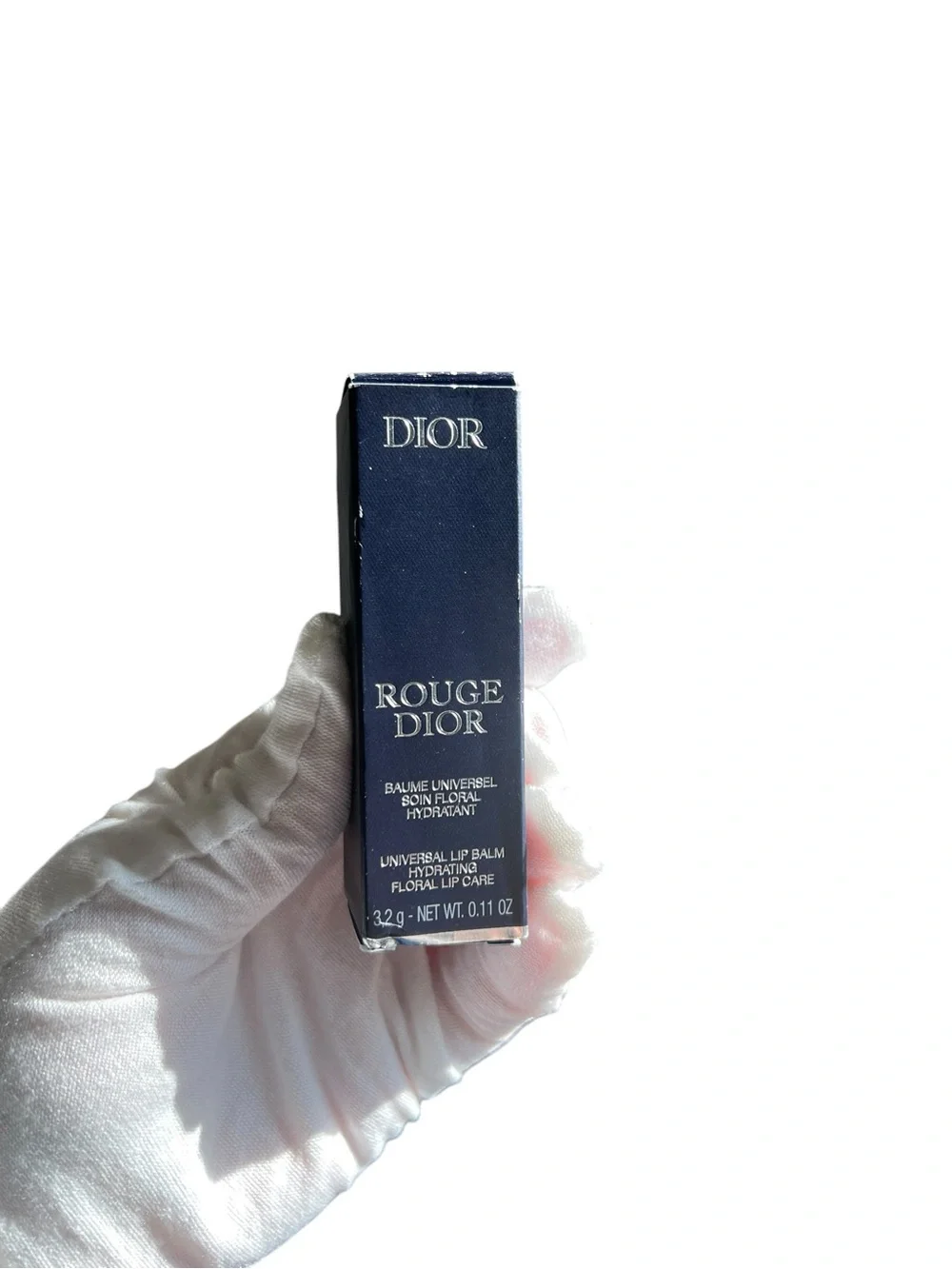Dior Rouge Dior Hydrating Lip Balm - 001 Diormidnight - Full Size - NIB